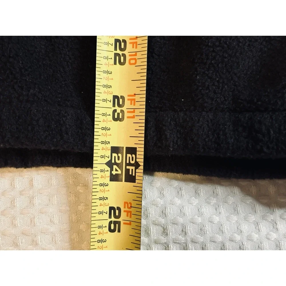 Colorado Timberline Men's Medium Black Pullover 1/4 Zip Sweater Warm Fleece SOFT